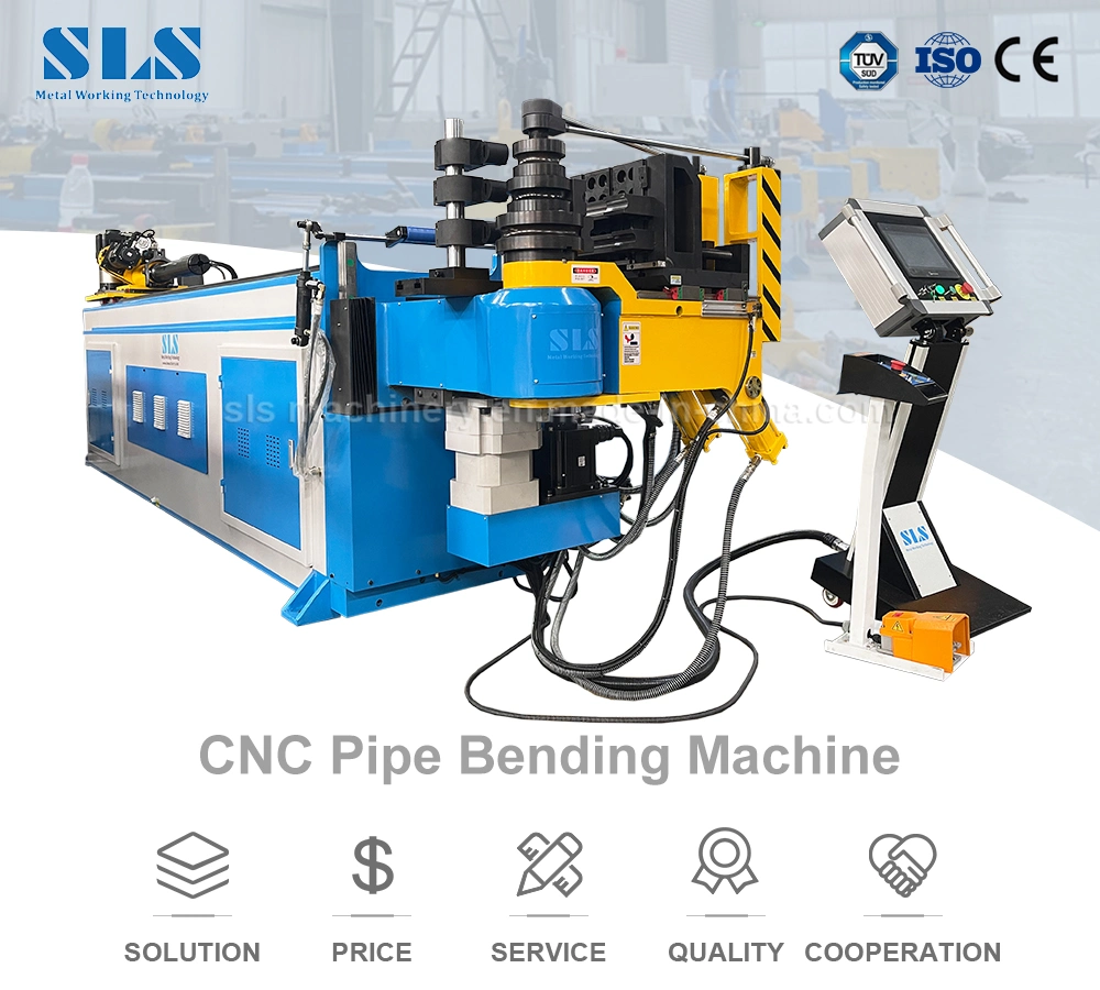 Electric Hydraulic Round Square Steel Tube Push Rolling Bender, Mandrel CNC Automatic Pipe Bending Machine for Furniture Frame, Automobile Oil Exhaust Tubulars
