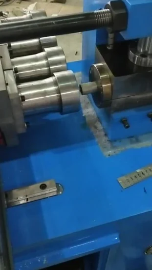 Extrémité automatique de tube de tuyau de taraudage carré rond en métal réduisant le prix de la machine de formage