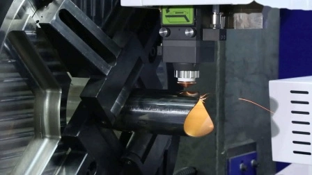 Machine de découpe laser automatique de tuyaux de fabrication de tubes métalliques de meilleure qualité